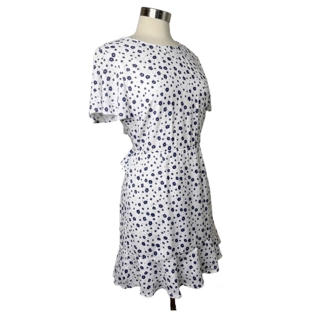 PRINCESS POLLY Nate Floral Ruffle Mini Dress size 10 - Picture 5 of 9
